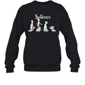 The Scientists Cartoon Abbey Road T-Sweatshirt